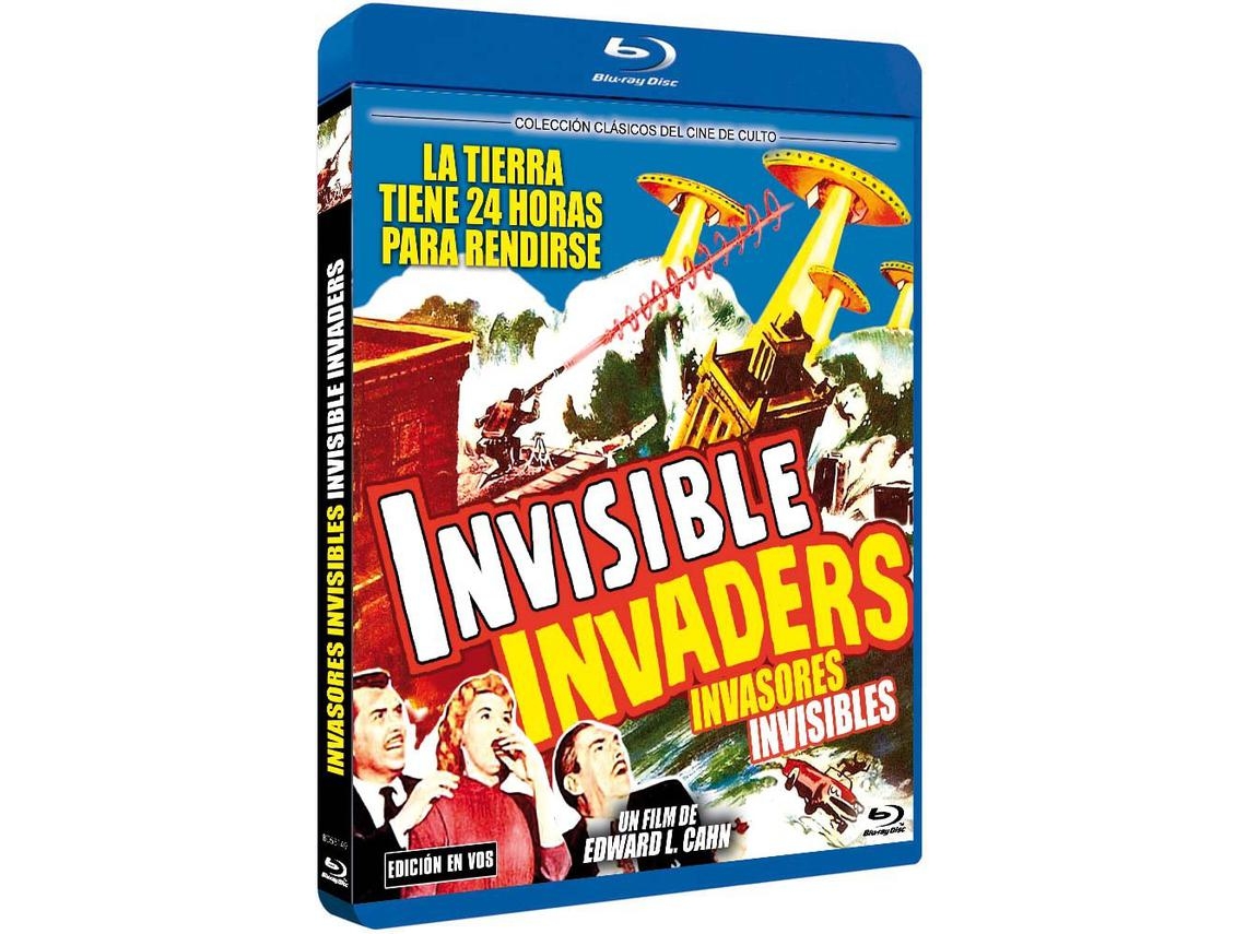 Blu-Ray Invasores Invisibles 1959 Invisible Invaders (Edição em Espanhol)