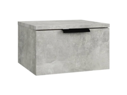 Mesa Cabeceira MAISON EXCLUSIVE Montada na Parede em Cinzento Cimento (34x30x20 cm)