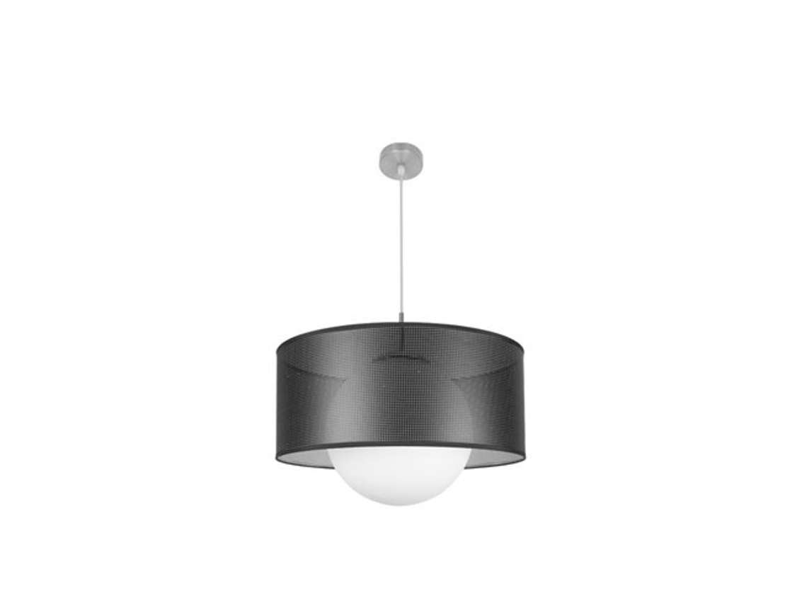 Pingente Cósmico 1xe27 Níquel/preto Prata Regx50x50 Cm Fabrilamp