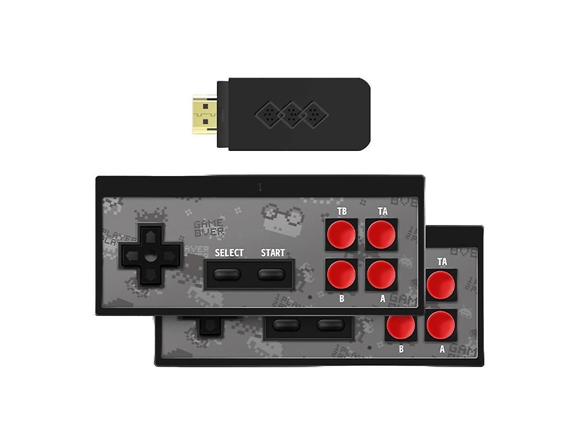 Tv Portátil Sem Fio Usb com Console de Vídeo e 750 Jogos Integrados para Nes, Compatível Consoles Retrô. GOKOCO