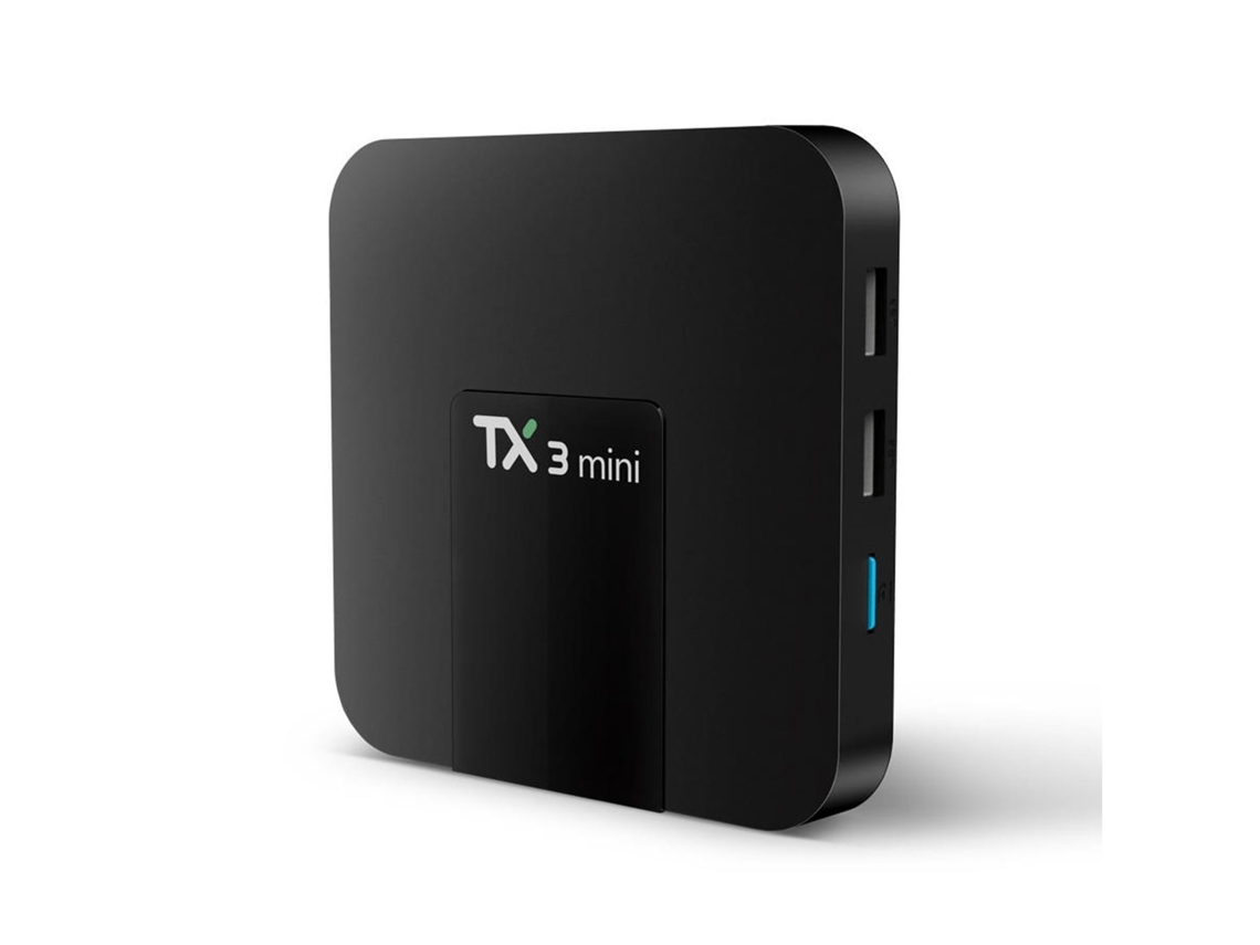 Smart Tv Box Tx3 Mini Sistema Operacional Android 4k Ultra Hd 2 Gb de Ram Wi fi Led Usb Portátil Casa Escritório Compacto Resistente STELASPLEN