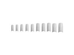 10pcs Set De Uñas Falsas Transparentes Profesionales Para Salón Y Hogar Herramienta De Manicura Portátil N5346‑03