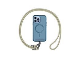 Qu-cordão Ajustável Para Celular Com Gancho Duplo De Metal, Função Anti-perda, Feito De Corrente De Nylon, Acrílico E Poliéster