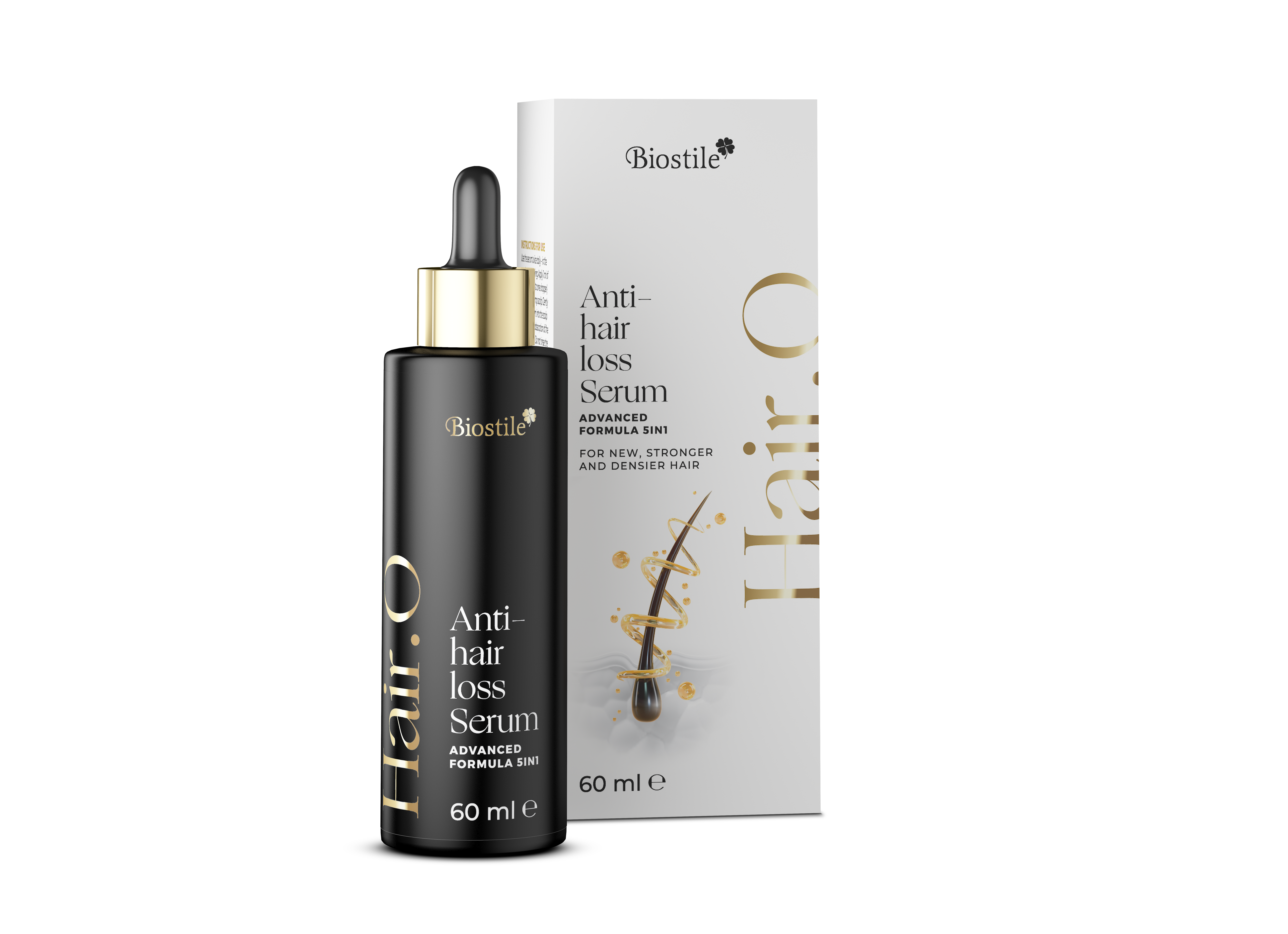 Biostile Hair.o Serum 60 Ml – Antiqueda E Regeneração Da Raiz Capilar
