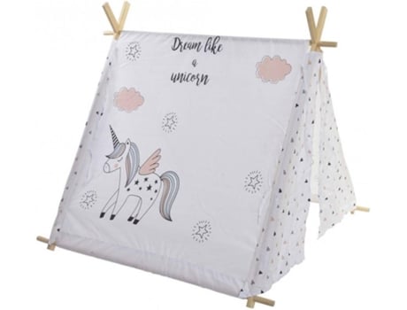 Tenda para Crianças   MB-147881 Unicórnio (Algodão e Madeira - 110 x 110 x 106 cm)