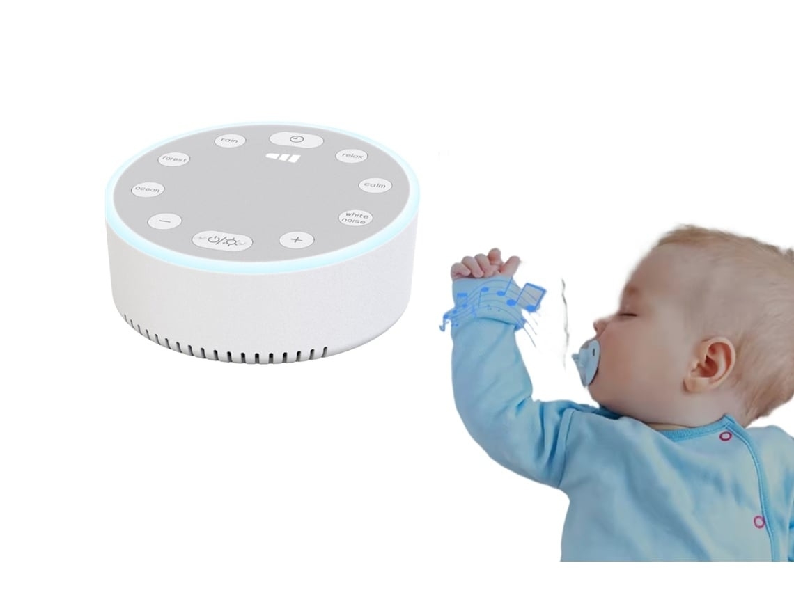 Elysve Máquina De Ruído Bebé Sm02 Branco