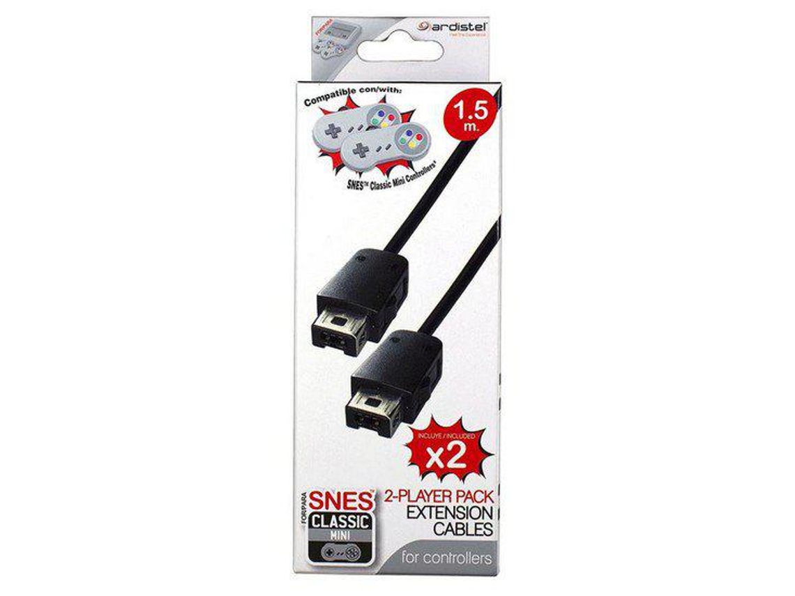 Ardistel 2X Extension Cabo For Snes Classic Mini Controller 1.5 M