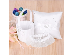 Conjunto 5pcs De Artigos De Casamento Em Branco