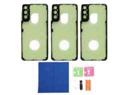 Kit de Cristal Frontal e Traseiro para Galaxy S10e com Ferramentas e Adesivos S/MARCA