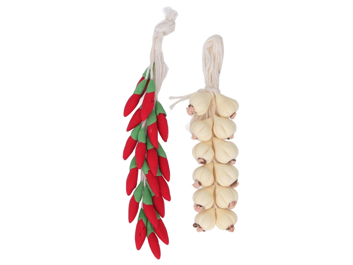 Mali legume Simulado 1:12 Escala Cebola poró e Pimenta Corda Resina Decoração Casinha de Bonecas