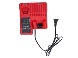 Carregador/mantenedor de bateria de lítio 100-240V para Milwaukee M12 M14 M18 com plugue americano