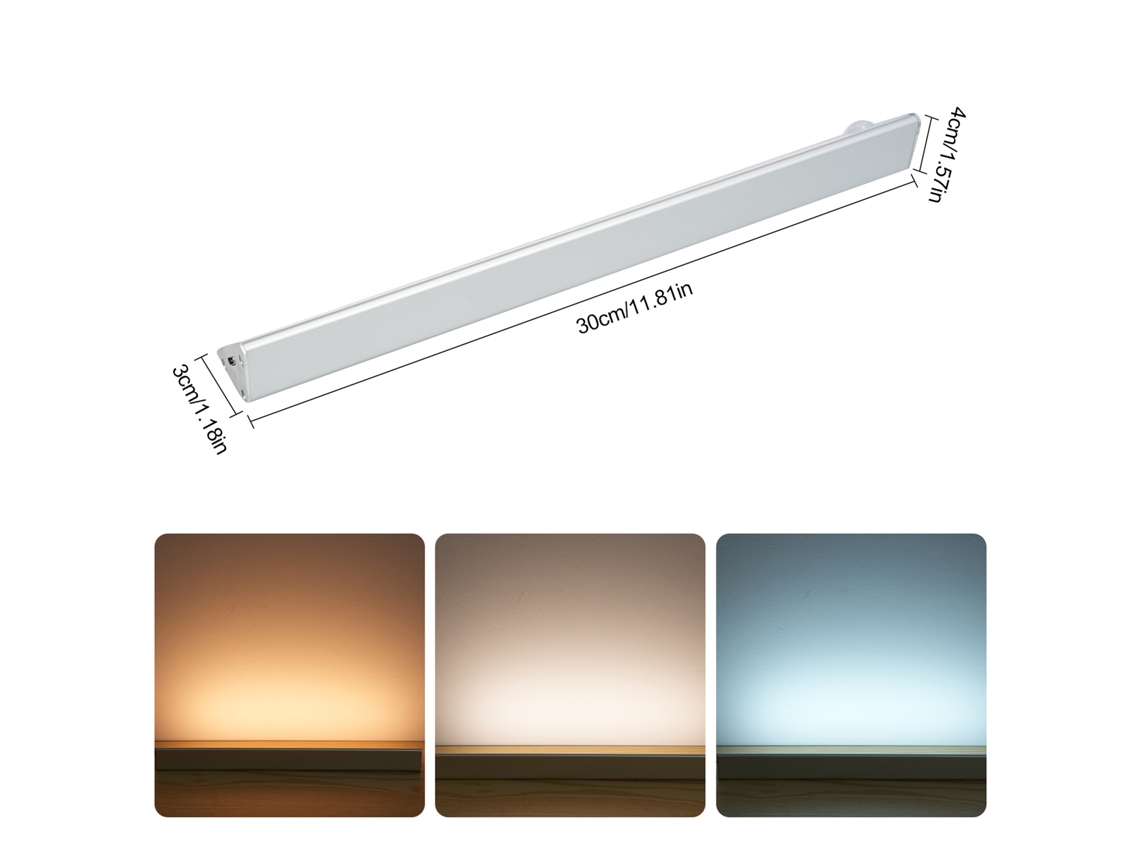 Rebe-luz Led Recargável Com Sensor De Movimento Para Armários, Cozinha E Interiores, Luz Noturna Compacta