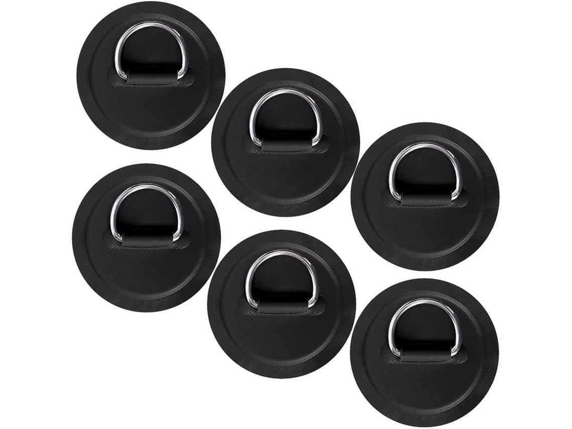 6 Parches De Anel-d Em Aço Inoxidável Para Barco Inflável Kayak Dinghy Sup