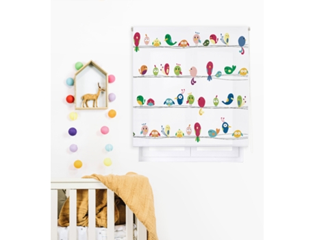 Estore de Rolo HAPPYSTOR Impressão Digital Infantil HSCIExc028009 195x180 cm