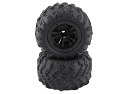 Mali pneus de Carro Rc 2 Peças 85mm Largura 47mm Adaptador Hex 12mm para Scy 16101 16102 Carro Rc 1/16