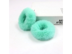 Conjunto De 10 Acessórios De Cabelo Em Pluma Em Verde