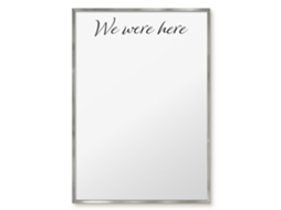 Magnetic Glass Board We Were Here For The Hall Espelharte (70x100 Cm)
