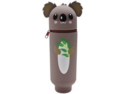 Laxiscreed Estojo De Silicone Com Design De Panda Para Lápis E Material Escolar, Armazenamento Prático E Resistente