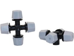 Conjunto de Sistema Irrigação por Gotejamento para Gramado com 5 Peças, Incluindo 2 Bicos Gotejamento, Kit | S/MARCA