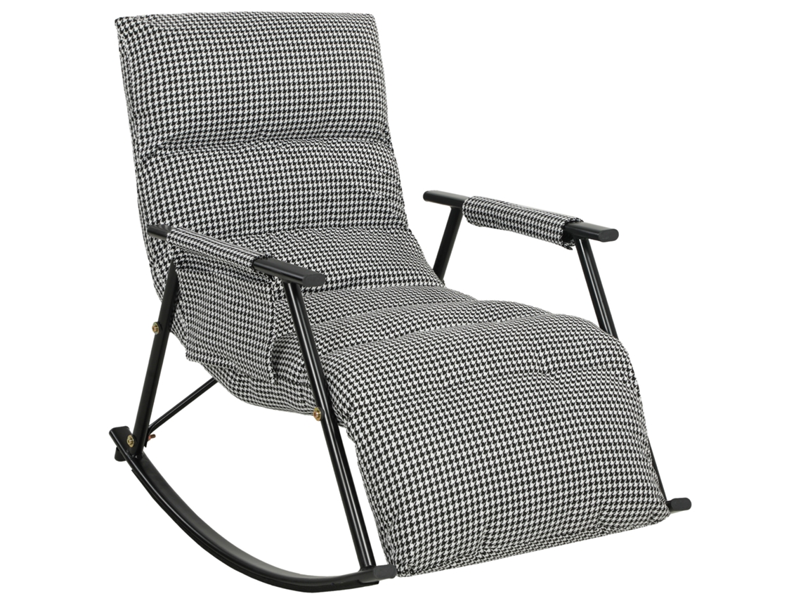 Poltrona de sala de estar com apoio para os pés, com bolsos laterais, 80x78x100cm, LAMAISON