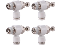 Conjunto De 8 Válvulas Pneumáticas Tipo Borboleta Para Junção De Ar