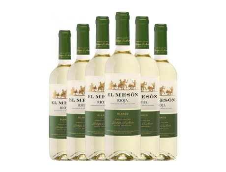 Vinho branco EL MESÓN Blanco Viura Cigales (0.75 L - 6 Unidades)