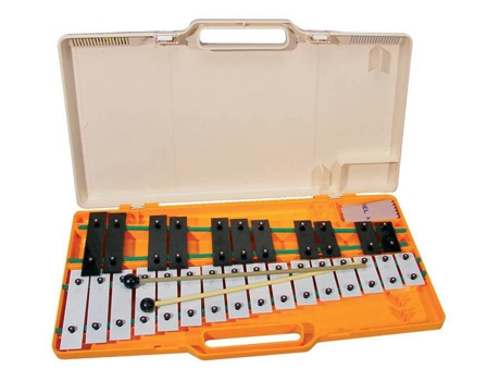 Angel Glockenspiel (Ax27K) Deluxe Model 27 Notes Ga In Mixed Colours Case