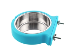 Tigela Multifuncional para Animais de Estimação, de Aço Inoxidável para Pendurar em Gaiolas, Solução Prática para Alimentação e Limpeza AQUAFORGE