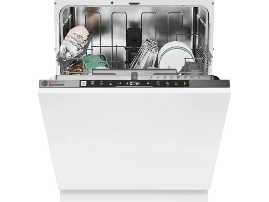 Máquina de Lavar Loiça Encastre HOOVER HI 4C5F (14 Conjuntos - 59,8 cm - Painel Cinzento)