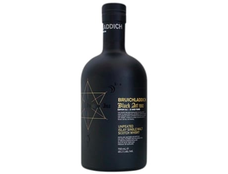 Uísque Single Malt Bruichladdich Black Art 1990 70 cl