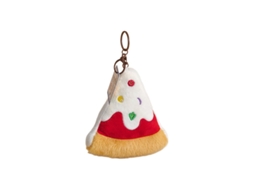 Mini Chaveiro de Pelúcia em Formato de Croissant Pingente Fofo para Mochila, Brinquedo de Pelúcia Criativo, Presente para Amiga CHABERLU