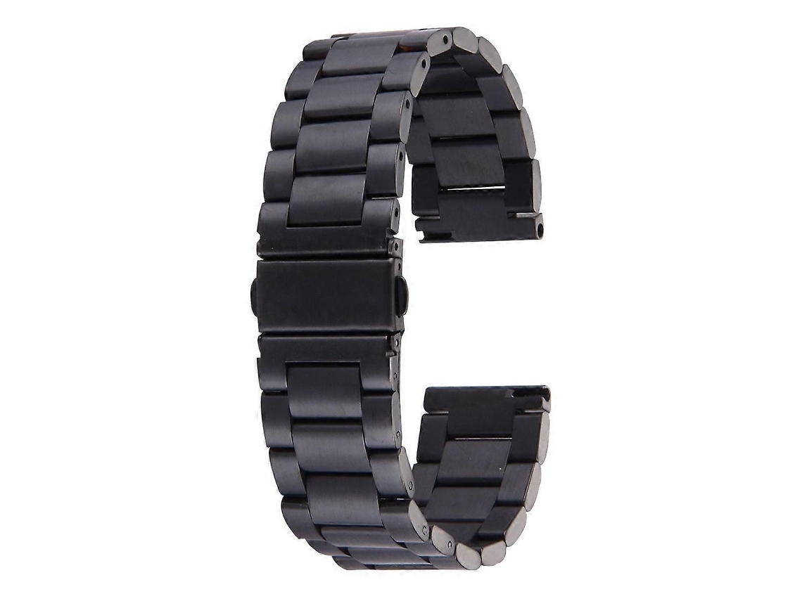 Pulseira De Aço Inoxidável Com Fecho Borboleta E 3 Contas Para O Smartwatch Samsung Gear S2 Classic.