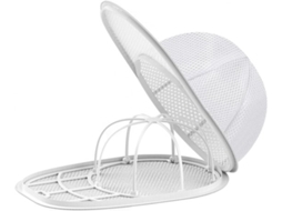 Limpador de Bonés, Suporte Lavável para Bonés de Beisebol, Adequado para Bonés de Adultos e Crianças, Branco, 33x22x11 Cm BRILVIBERA