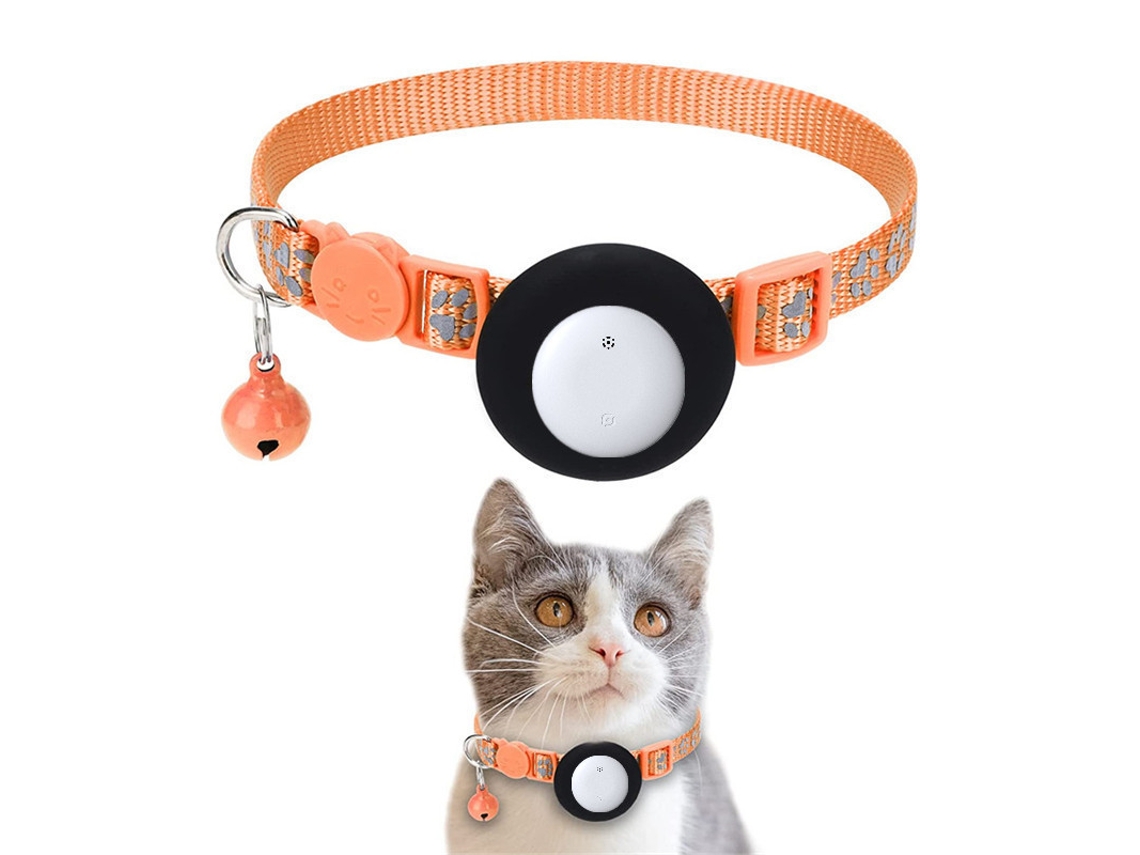 Rastreador De Animais, Localizador Global Gps, Dispositivo Anti-perda Compatível Com Dispositivos Apple (laranja) Cuich