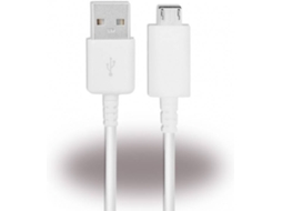 Cabo SAMSUNG 3118827 (USB - Micro-USB - Branco)