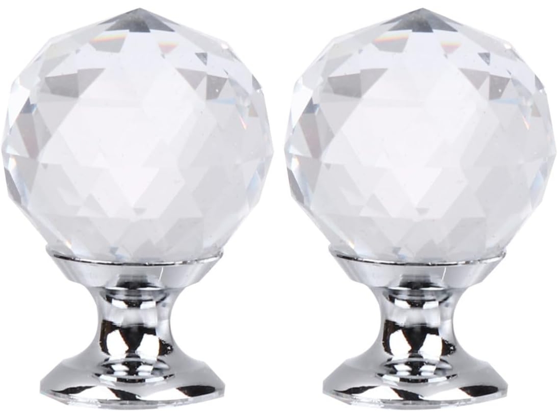 Puxadores De Bola Cristal Ifundom, Material Durável E Elegante Para Móveis Portas, 10 Designs Modernos E Funcionais
