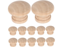 Doitool Conjunto De 12-puxadores Madeira Para Gavetas, Cômodas, Armários De Cozinha E Portas Modelo Exclusivo