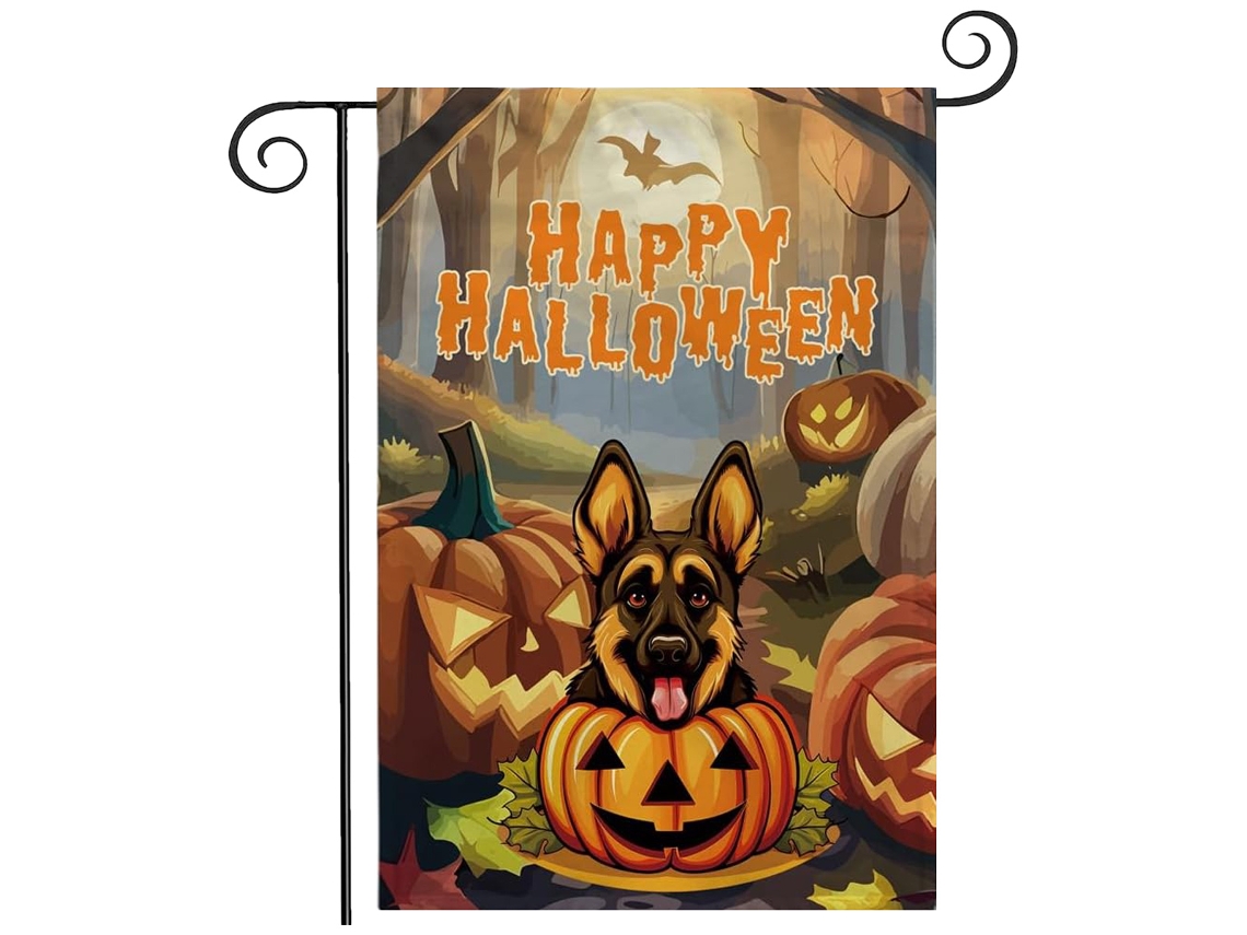 Conjunto De Bandeiras De Jardim Para Halloween, Bandeiras Pequenas Para Quintal