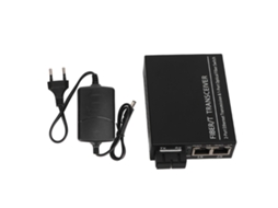 Transceptor de Fibra Tx1310nm Modo Único com Porta RJ45, 20km