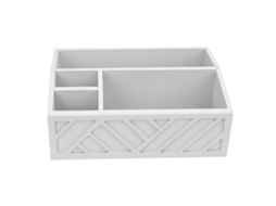 Organizador de Estação de Café em madeira, para balcão, porta cápsulas e canecas, 12.6x8.46x4.92in, branco | S/MARCA