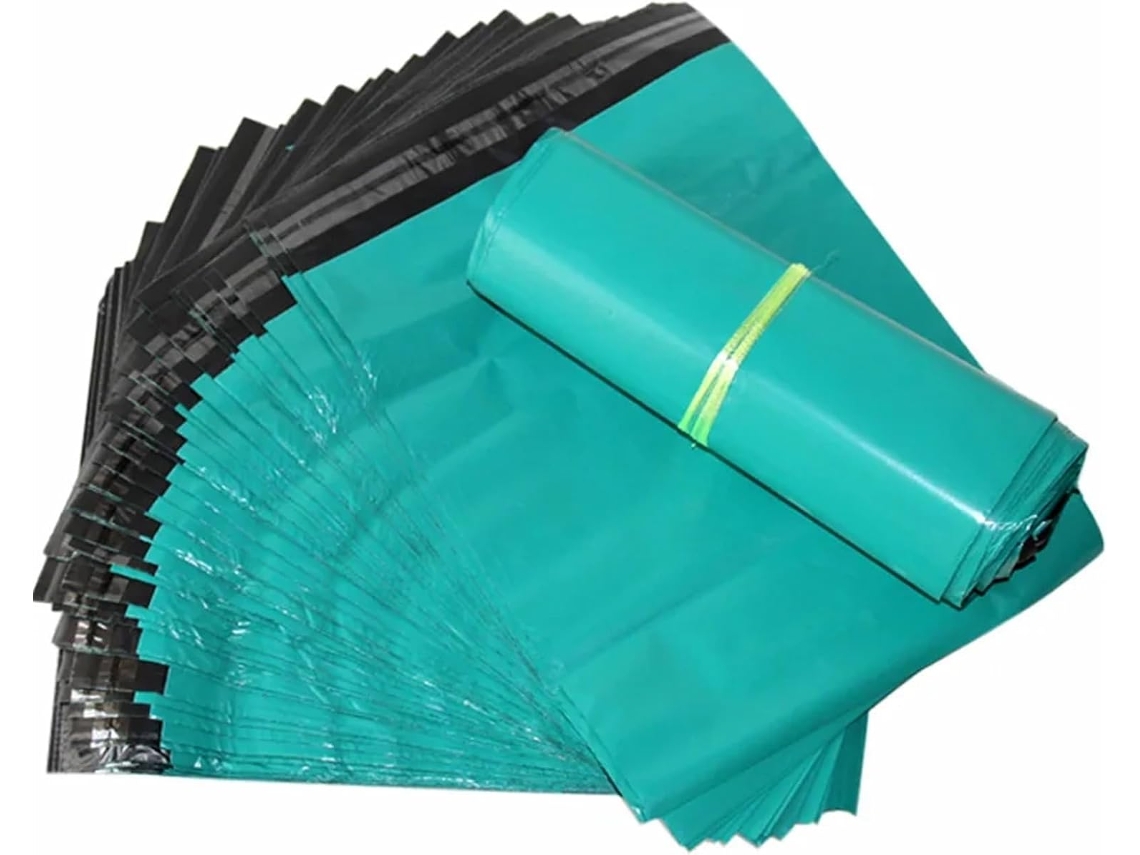 Sacos plásticos para envio expresso da Pochette Dexpédition, pacote com 50 unidades, 12 fios, resistentes para transporte.
