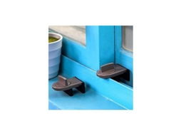 Trava De Segurança De Ferro Cinzento Para Batentes De Portas E Janelas Deslizantes Aquaforge