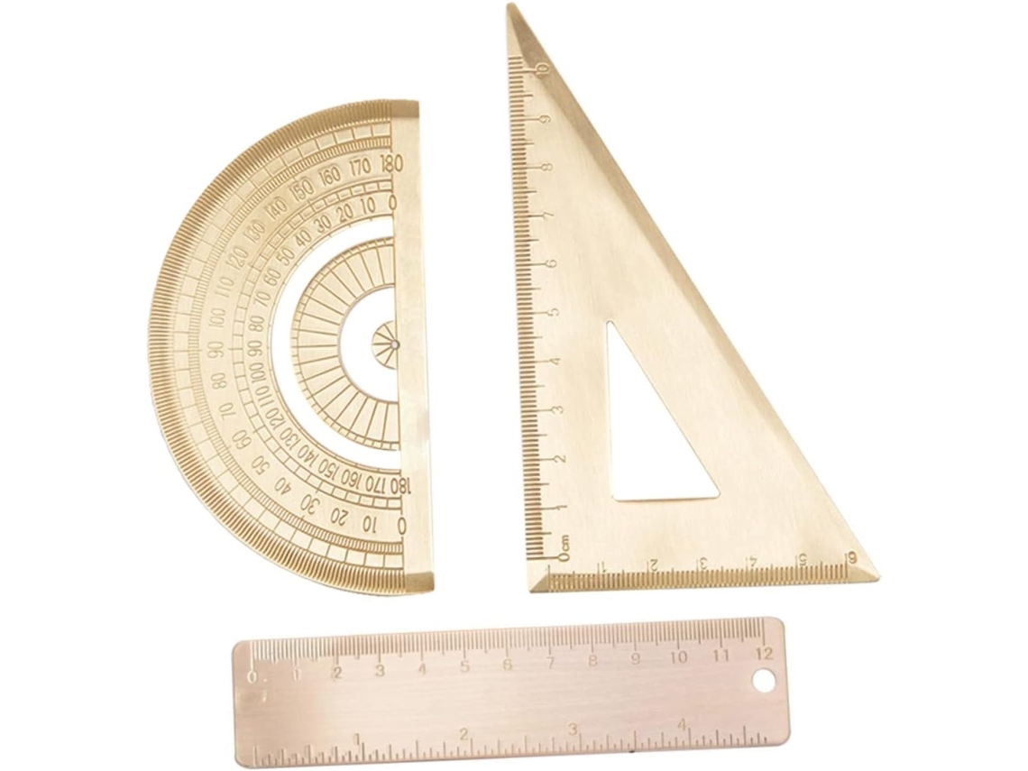 Lurelia Kit Geométrico Com Portátil E Leve Para Geometria E Matemática