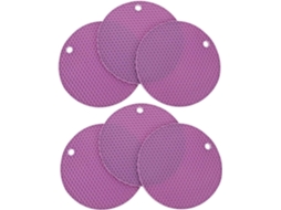 Conjunto De 6 Jogos Americanos De Silicone, Resistentes Ao Calor, Antiderrapantes, Laváveis ​​E Ideais Para Casa, Cozinha Gokoco