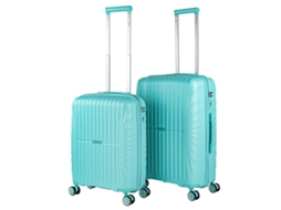 Pp JASLEN Crawley Hortelã Hard Case Set (42,5x54,5x26 Cm)