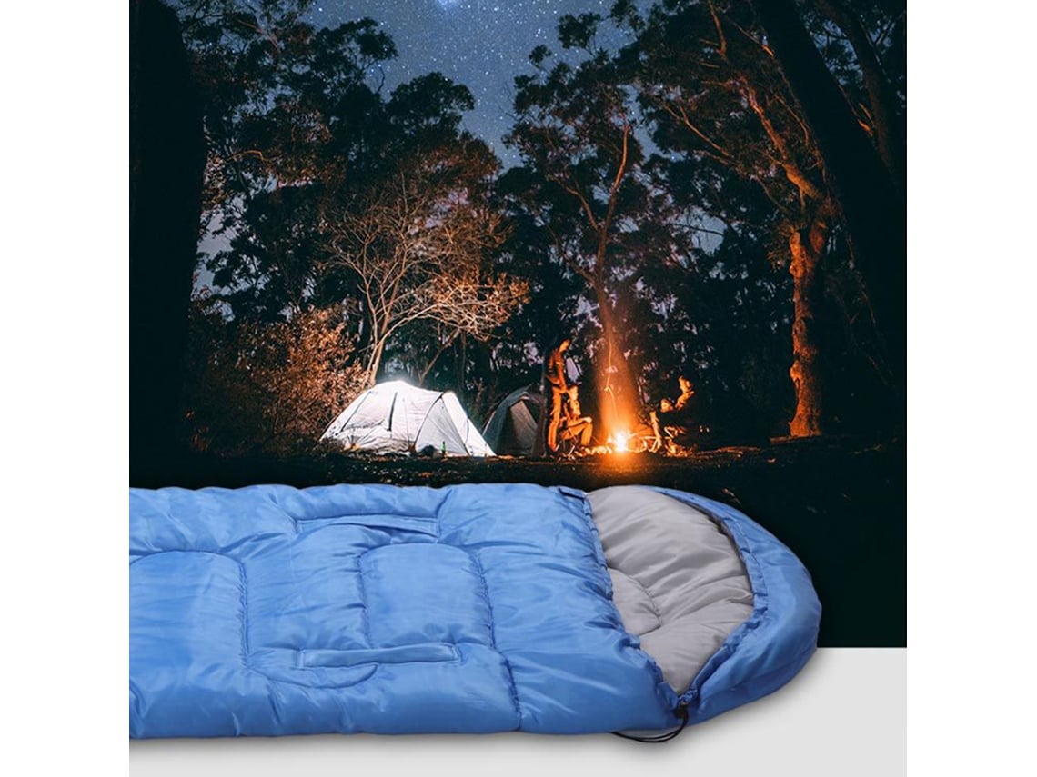 Saco de Dormir com Capuz Leve para Camping e Trekking