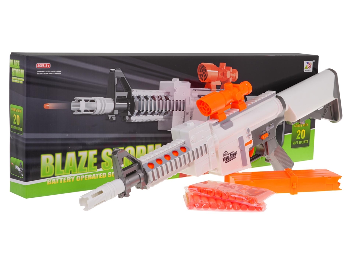 Espingarda De Bala Blaze Storm Branco B.active