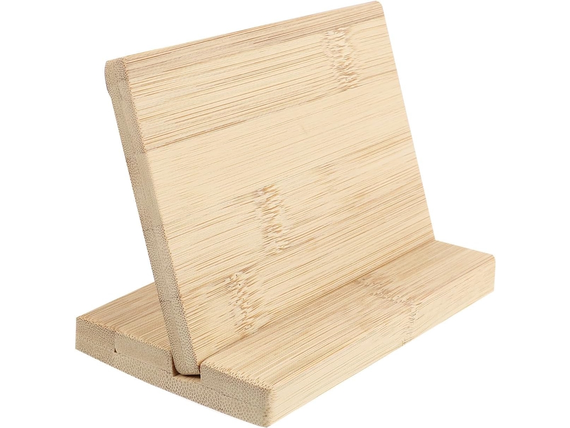 Quadro de Código de Pagamento em Bambu com Suporte SFUSHOS
