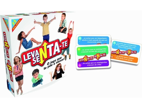 Jogo de Tabuleiro  Levanta-te e Senta-te (Idade Mínima: 8)