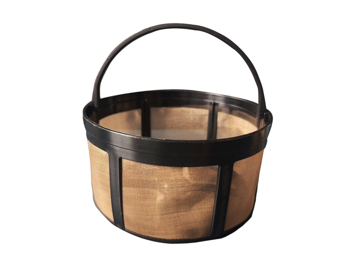 Cesto De Filtro Para Cafeteira Comercial 12 Xícaras, Resistente À Corrosão. Para Máquina De Café Com Design Reutilizável E Fácil Limpeza